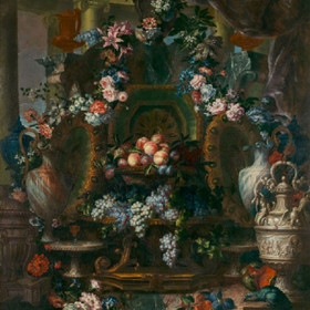 Antoine-Monnoyer_-Nature-morte-aux-pie__ces-d_orfe__vrerie_-plats-de-raisin-et-de-pe__ches_-guirlandes-et-fleurs_-huile-sur-toile_-vers-1720.jpg