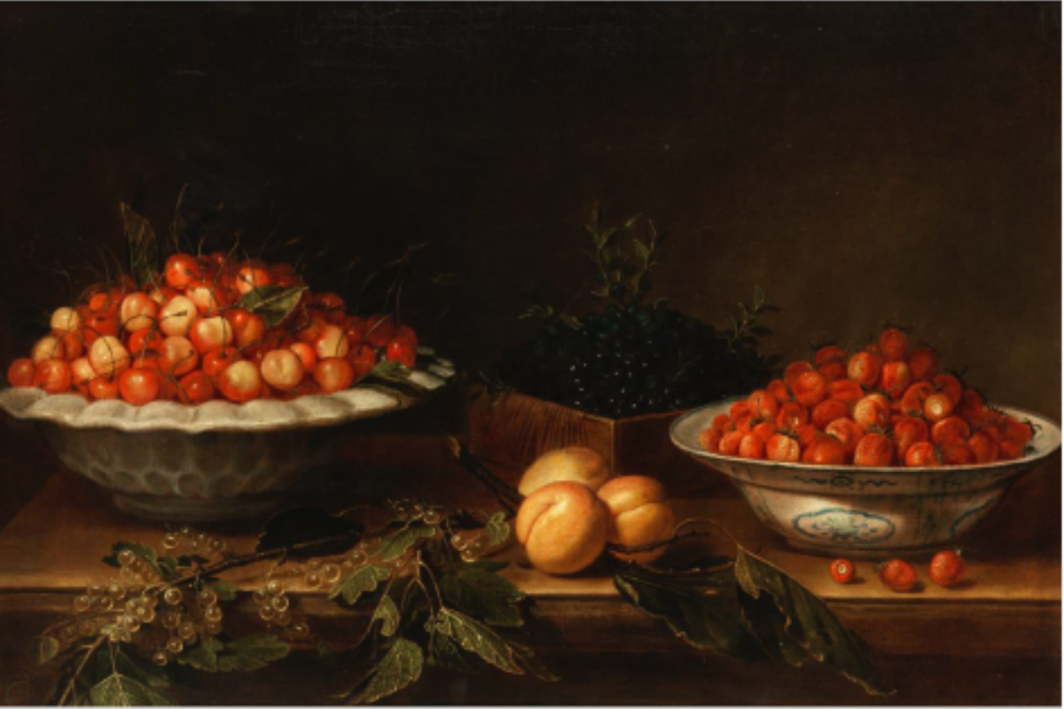 François GARNIER (v. 1600-avant 1658), Nature morte aux fruits, huile sur toile, vers 1650, 45 x 66 cm 
