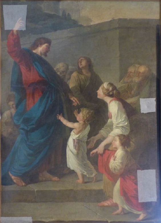 Jésus devant les enfants, Joseph Benoît Suvée