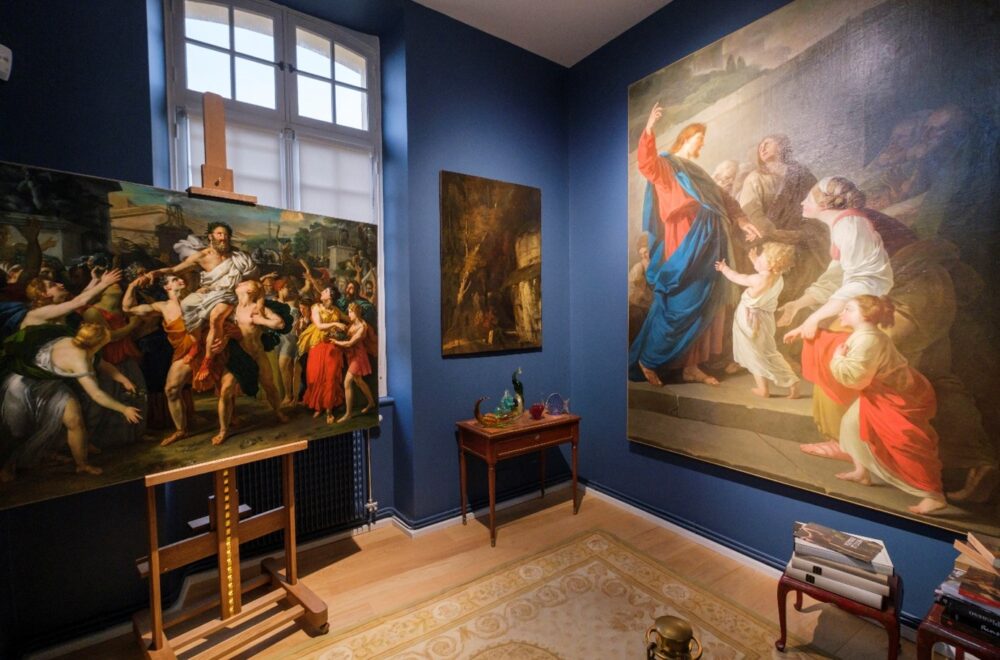 Salle au Petit château de Sceaux évoquant l’ambiance de l’appartement de M. Pierre Rosenberg, 2023 © CD92 / Willy Labre