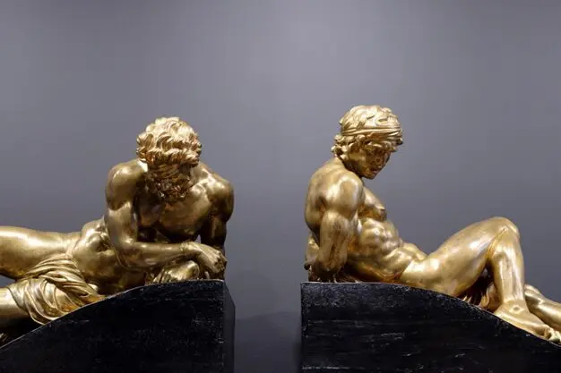 attribué à François et Michel Anguier captifs vers 1670, bronze doré, copyright Luc Paris