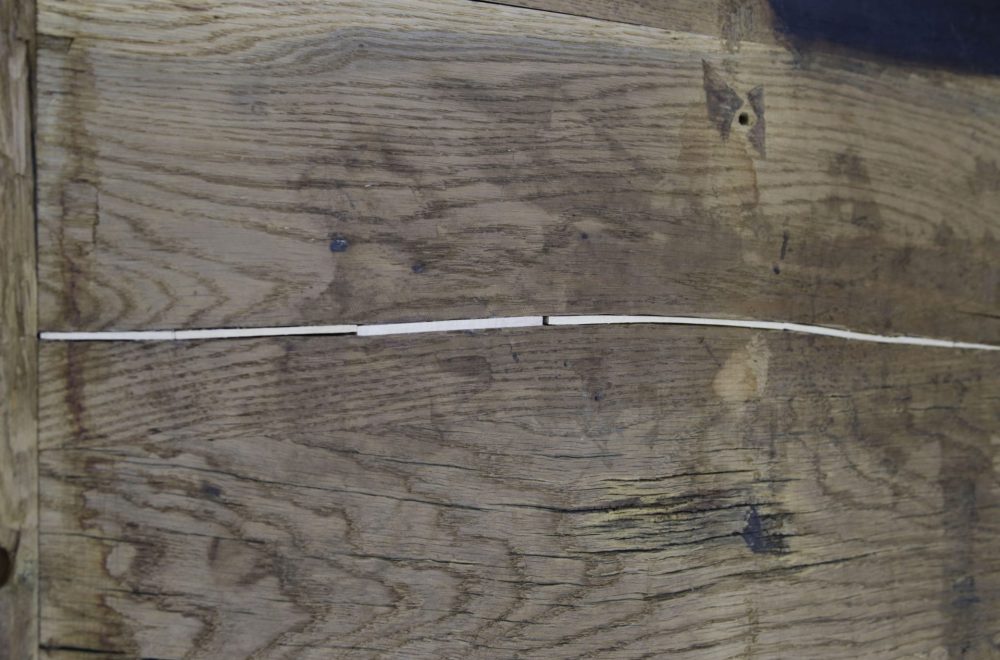 Vue du bois et de la fente